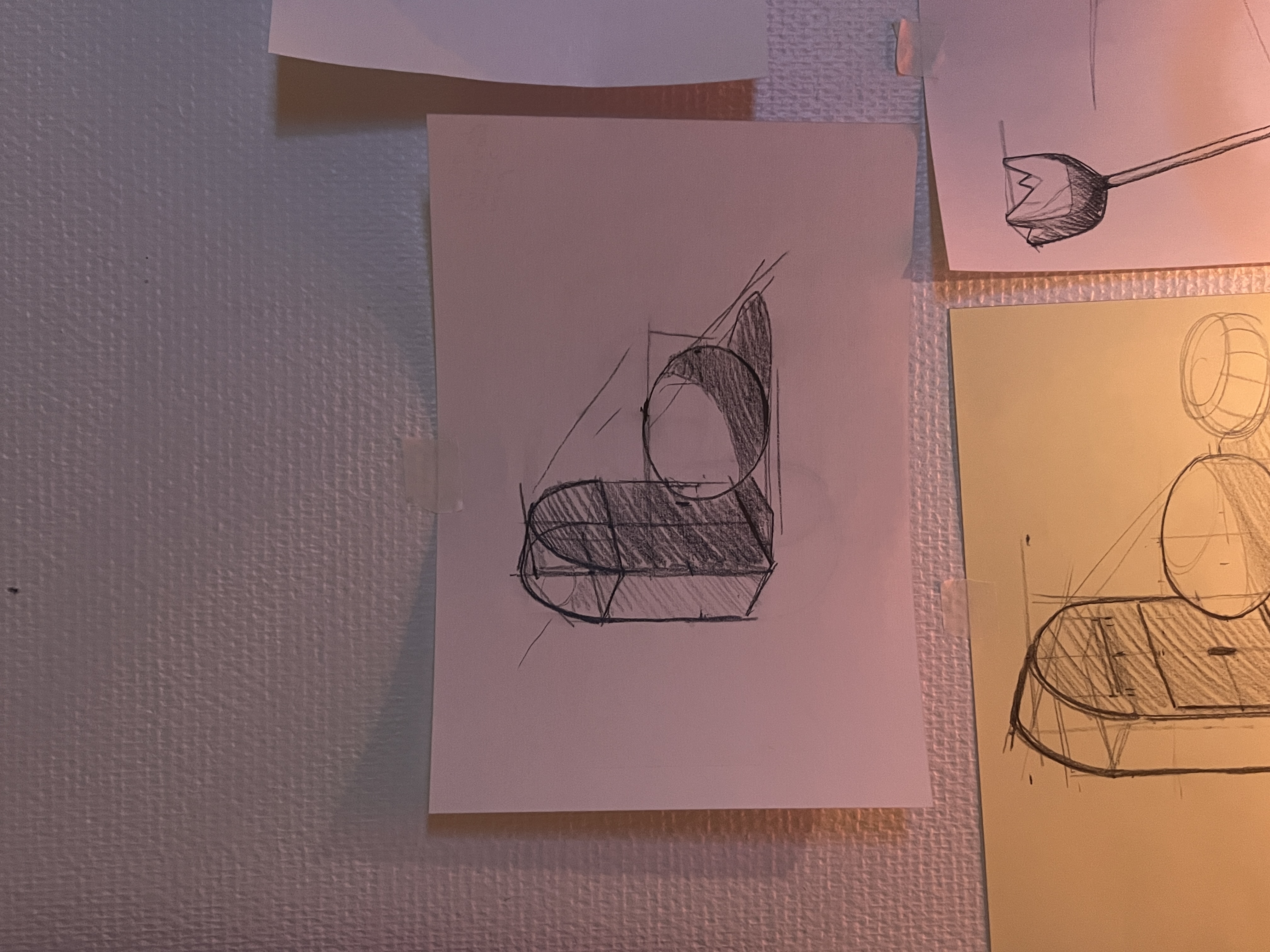 Observation drawing setup