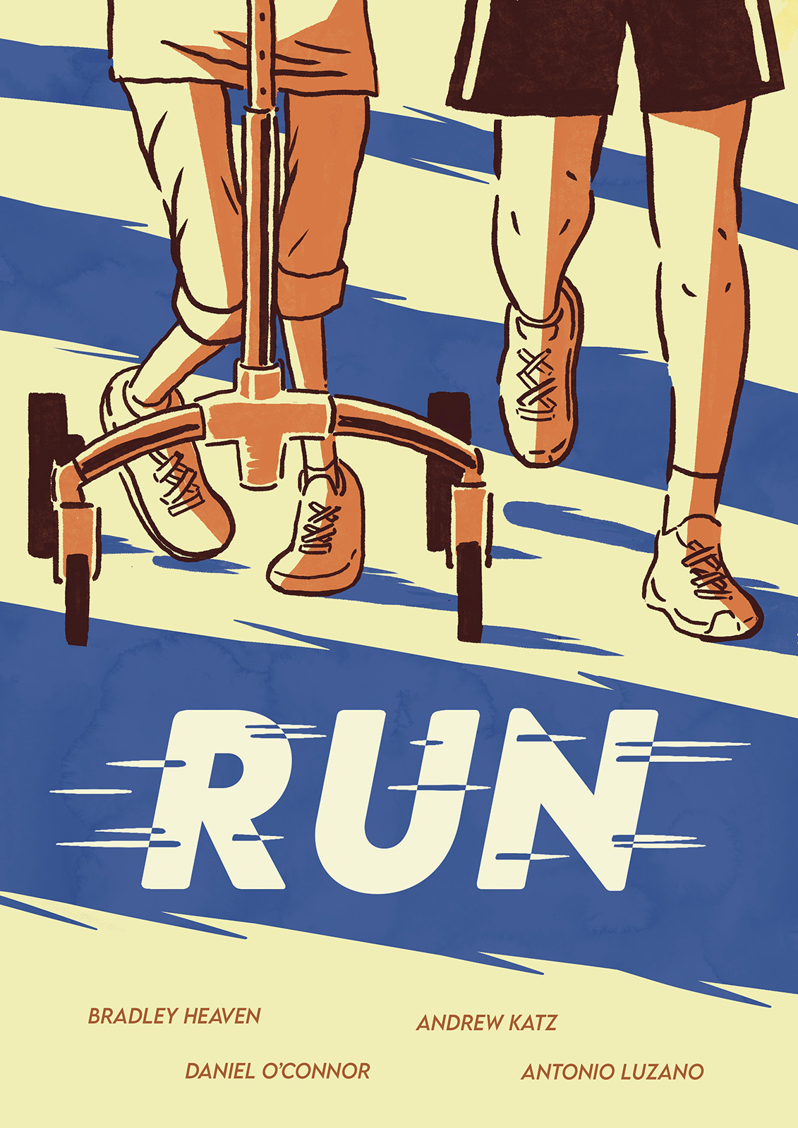 RUN graphic novel spread